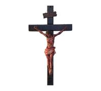 Liqzirtu Wall Crucifix - Renaissance Sculpture, Wall Crucifix Catholic | Christian Wall Art With Christ Wound, Religious Jesus Christ Wall Decor, Collectible Figurines For Living Room Bedroom Desktop