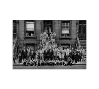 LIRAHRNNKA Art Kane A Great Day in Harlem Jazz Portrait 1958 Poster Decorative Aesthetic Canvas Posters Wall Art Decor Living Modern Bedroom Decoration 12x18inch(30x45cm) Unframe-style