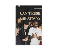 LIRAHRNNKA Can't Rush Greatness Poster Decorative Canvas Poster Wall Art Decor Living Modern Bedroom Decoration Poster 08x12inch(20x30cm) Unframe-style