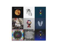 LIRAHRNNKA Coldplay Album Cover Poster Decorative Canvas Poster Wall Art Decor Living Modern Bedroom Decoration Poster 12x12inch(30x30cm) Unframe-style