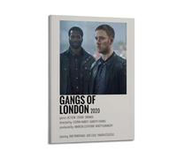 LIRAHRNNKA Gangs of London Poster Decorative Canvas Poster Wall Art Decor Living Modern Bedroom Decoration Poster 12x18inch(30x45cm) Frame-style