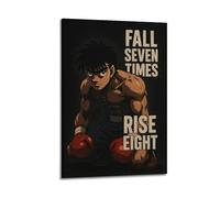 LIRAHRNNKA Hajime No Ippo Anime Poster Decorative Aesthetic Canvas Posters Wall Art Decor Living Modern Bedroom Decoration 16x24inch(40x60cm) Frame-style