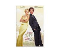 LIRAHRNNKA How To Lose A Guy In 10 Days Poster Decorative Aesthetic Canvas Posters Wall Art Decor Living Modern Bedroom Decoration 08x12inch(20x30cm) Unframe-style