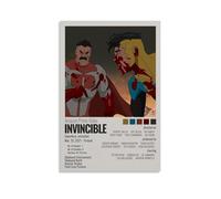 LIRAHRNNKA INVINCIBLE Poster Decorative Aesthetic Canvas Posters Wall Art Decor Living Modern Bedroom Decoration 16x24inch(40x60cm) Unframe-style