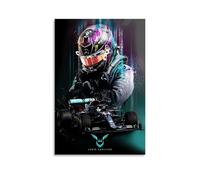 LIRAHRNNKA Lewis Hamilton Poster Decorative Aesthetic Canvas Posters Wall Art Decor Living Modern Bedroom Decoration 08x12inch(20x30cm) Unframe-style
