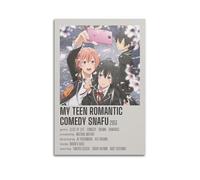 LIRAHRNNKA My Teen Romantic Comedy SNAFU Poster Decorative Canvas Poster Wall Art Decor Living Modern Bedroom Decoration Poster 12x18inch(30x45cm) Unframe-style