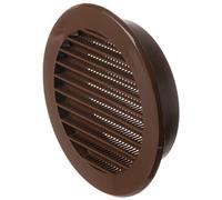LIRAST Ø 100mm / 4 inch Brown Plastic Ventilation Grille - Air Vent Cover