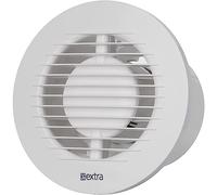 LIRAST Ø 100mm / 4 inch White Bathroom Fan - Ventilator for Bath Kitchen Toilet - Extractor Fans - Ball Bearing