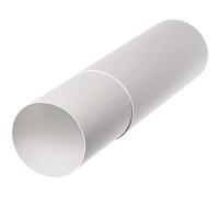 LIRAST Ø 100mm / 4'' Plastic Telescopic Ventilation Wall Sleeve - Round Ducting Pipe - Extendable Vent Tube Duct