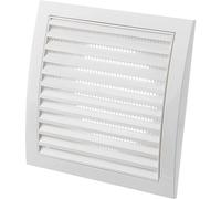 LIRAST Ø 125mm / 5'' White Plastic Ventilation Grille - Air Vent Cover with Insect Protection