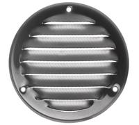 LIRAST 100mm/4 inch Round Stainless Steel Vent Cover with Insect Mesh - Wall & Ceiling Ventilation Grille