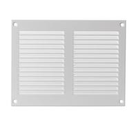 LIRAST 200x150mm / 8x6 inch White Metal Ventilation Grille - Air Vent Cover with Insect Mesh