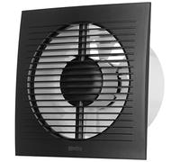 LIRAST Diameter 150 mm Anthracite Bathroom Fan with Ball Bearings Fan for Efficient Ventilation in Bathroom Kitchen Toilet