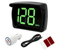 Liravonte Digital GPS Speedometer Car MPH HUD, Head Up Display with Large LED Screen, Real-Time MPH Digital Speedometer, USB Plug & Play, Clear Car Speedometer for Motorcycle, Truck, SUV