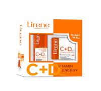 Lirene - Vitamin C Serum - Brightening Face Serum with Hyaluronic Acid, Vit. E & D Pro - Hydrates, Firms & Boosts Skin Elasticity, Reduces Signs of Aging - VITAMIN ENERGY С+D PRO StimuSerum 30 ml
