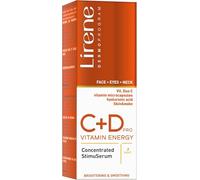 Lirene - Vitamin C Serum - Brightening Face Serum with Hyaluronic Acid, Vit. E & D Pro - Hydrates, Firms & Boosts Skin Elasticity, Reduces Signs of Aging - VITAMIN ENERGY С+D PRO StimuSerum 30 ml