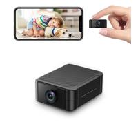 Liretope Spy Camera, Hidden Camera 4K Ultra HD with 4H Battery Life, SD Card & Cloud Storage, Motion Detection Alarm, Real-Time App Alerts, 2.4G WiFi & Night Vision for Home/Office Security