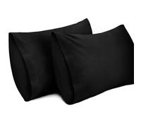 Lirex 2 Pack Pillow Cases, 100% Cotton Breathable Pillowcases Pillow Covers, 50 x 75 cm Queen Size, Blue