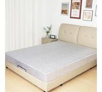 Lirex Satin Fitted Sheet, Silky & Soft Polyester Satin Weave Bed Sheets, 36 cm Deep Pocket with Elastic Corner Straps, Single, Cream Floral