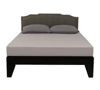 Lirex Single Fitted Sheet Cotton,100% Cotton 300 Thread Count Soft Breathable Deep Pocket up to 12" / 30cm,Grey