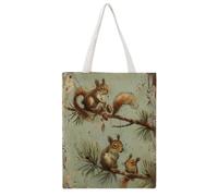 LIRHIQYGF Funny Vacation Dragon Straw Hat Beach House (2) Tote Bag Canvas Aesthetic Reusable Shopping Grocery Bags Shoulder Bag for Women Casual Handbag for Work Travel, 38x46CM