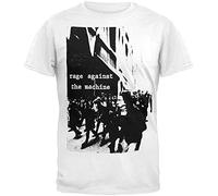 LIROHUIH Rage Against The Machine Riot Soft T Shirt 2 White (X-Large)