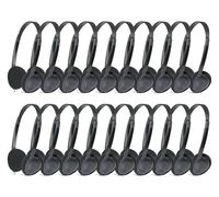 LIROPAU 20 Pack Wired Headphones Over Ear, Classroom Headphones for Kids, Adjustable Headband with 3.5 mm Jack for School Library, Overhead Headphones Wired for Smartphones, Tablets, Laptops