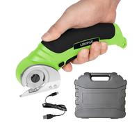 LIROPAU Electric Scissors, Cordless Universal Scissors, Portable Electric Industrial Fabric Cutter for Crafts for Cutting Cardboard Leather Carpet Potted Plant Flowers