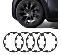 LIROPAU Wheel Rim Protector for Tesla Model Y 20 Inch Wheel Rim Protector All-in-one ABS Rim Hubcaps Cover Protection Accessories, Guard Scratch Curb Rash, Wheel Edge Trim Set of 4 (Model Y)