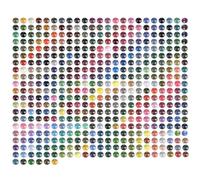 LIRUNQIU 223500 Pieces Diamond Painting Beads, Round 5D Resin Rhinestones Replacement Drills for DIY Diamond Art Kits, Multi-Color Crafting Accessories for Adults Kids (447 Color)