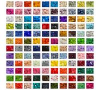 LIRUNQIU 60000 Pieces Diamond Painting Beads, Round 5D Resin Rhinestones Replacement Drills for DIY Diamond Art Kits, Multi-Color Crafting Accessories for Adults Kids (120 Color)