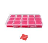 LIRUNQIU Diamond Painting Glue Wax with Storage Box, 105 Pcs High-Strength Wax Clay for 5D Diamond Art, Long-Lasting Diamond Dot Drill Tools for Adults Kids(Red)