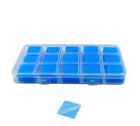 LIRUNQIU Diamond Painting Glue Wax with Storage Box, 105 Pcs High-Strength Wax Clay for 5D Diamond Art, Long-Lasting Diamond Dot Drill Tools for Adults Kids(Blue)