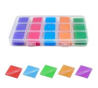 LIRUNQIU Diamond Painting Glue Wax with Storage Box, 105 Pcs High-Strength Wax Clay for 5D Diamond Art, Long-Lasting Diamond Dot Drill Tools for Adults Kids(Colorful)