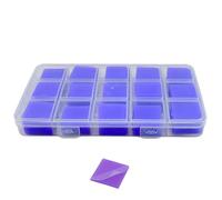 LIRUNQIU Diamond Painting Glue Wax with Storage Box, 105 Pcs High-Strength Wax Clay for 5D Diamond Art, Long-Lasting Diamond Dot Drill Tools for Adults Kids(Purple)