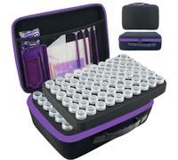 LIRUNQIU Diamond Painting Storage Containers, 120 Slots Diamond Art Accessories and Tools Kits Storage Box