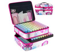 LIRUNQIU Diamond Painting Storage Containers, 240 Slots Diamond Art Accessories and Tools Kits Storage Box for Jewelry Beads