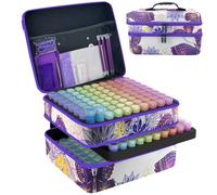 LIRUNQIU Diamond Painting Storage Containers, 240 Slots Diamond Painting Accessories and Tools Organizer for Diamond Art Jewelry Beads