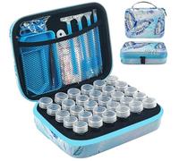 LIRUNQIU Diamond Painting Storage Containers, 30 Slots Diamond Art Accessories and Tools Kits Storage Box for Jewelry Beads