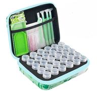 LIRUNQIU Diamond Painting Storage Containers, 30 Slots Diamond Art Accessories and Tools Kits Storage Box for Jewelry Beads