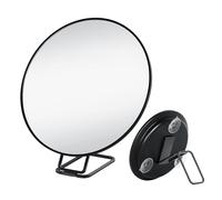 Lirzxin 30X Magnifying Mirror, 6" Large Magnified Makeup Mirror with Suction Cups and Stand for Handheld, Table, Wall-Mounted, Makeup Mirrors Magnifying, Black (30X)