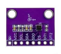 LIS2DH12TR Triaxial Accelerometer Sensor Module for Arduino Compatible with ADXL345 Gravity Tilt Detection High Sensitivity Motion Tracking 21.1x17mm