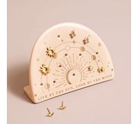 Lisa Angel Women's Celestial Pink Earring Holder in Baby Pink lisa angel Baby Pink