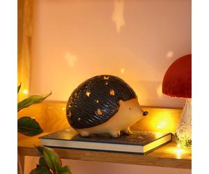 Lisa Angel Women's Ceramic Mr Prickles LED Hedgehog Light in Brown lisa angel Brown