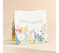 Lisa Angel Women's Enjoy the Little Things' Floral Compact Mirror lisa angel Multicolor