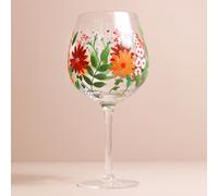 Lisa Angel Women's Hand-Painted Wildflower Balloon Gin Glass lisa angel Multicolor