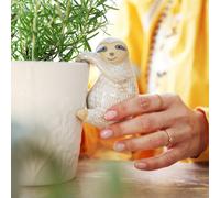 Lisa Angel Women's Natural Sloth Planter Hanger in Off-White | Size: Small lisa angel Off-White Small