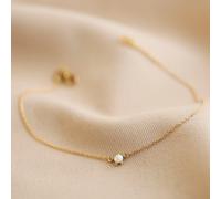 Lisa Angel Women's Opal Turtle Charm Gold Anklet lisa angel Gold One Size