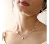 Lisa Angel Women's Sun & Moon Chain Silver Necklace lisa angel Silver One Size