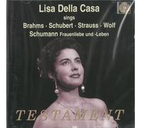 Lisa Della Casa Sings Brahms, Schubert, Strauss And Wolf